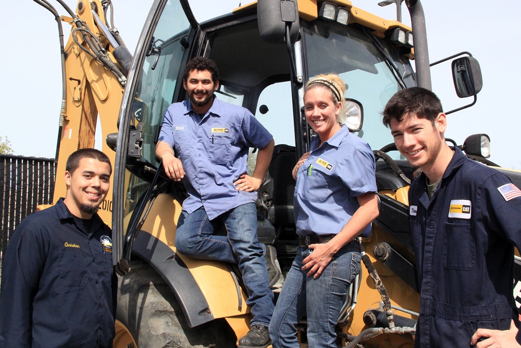 San Joaquin Delta College Caterpillar students saw a 254 percent increse in wages within one year of finishing school.