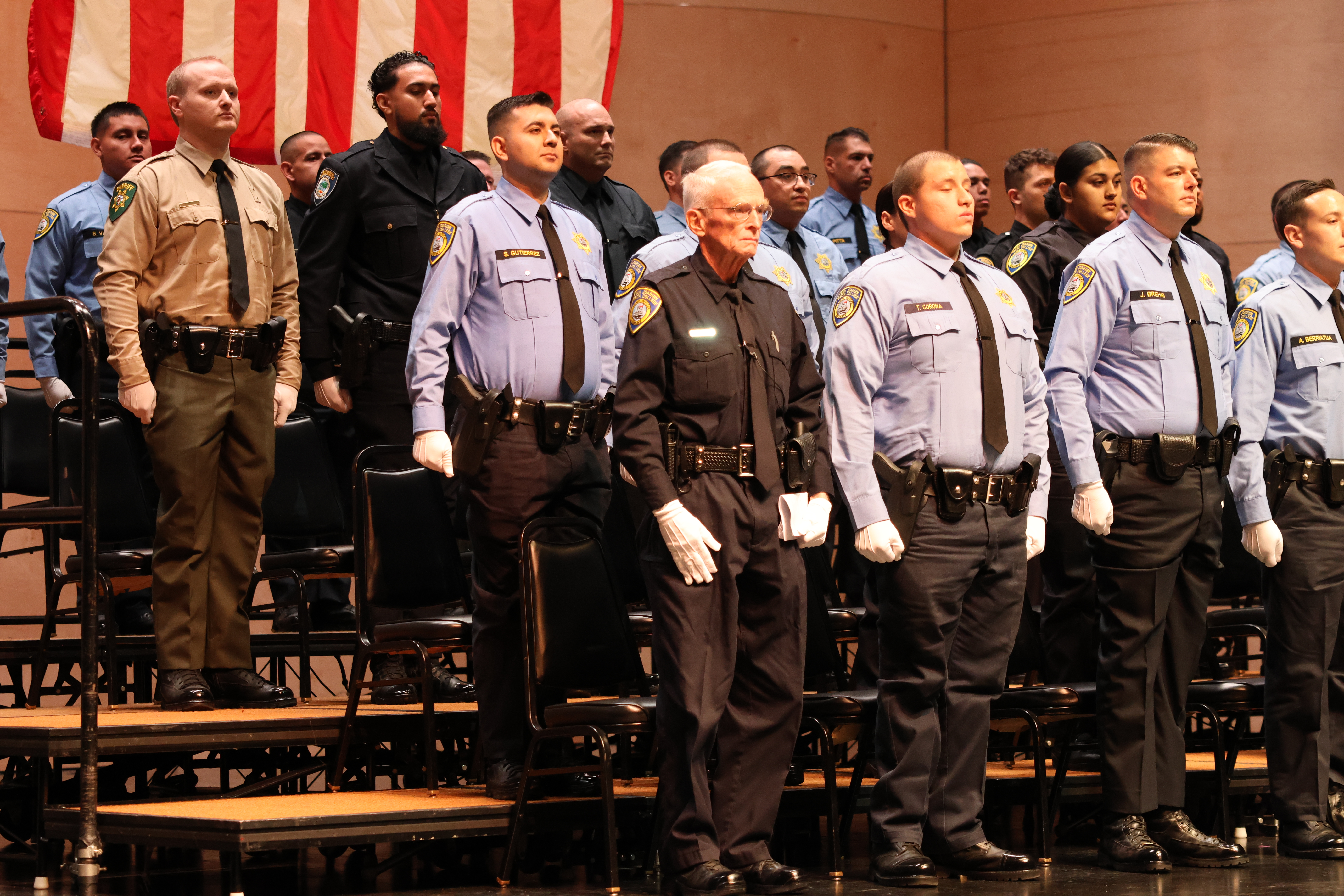 John Myers served as class leader for POST Academy graduating class 57-24