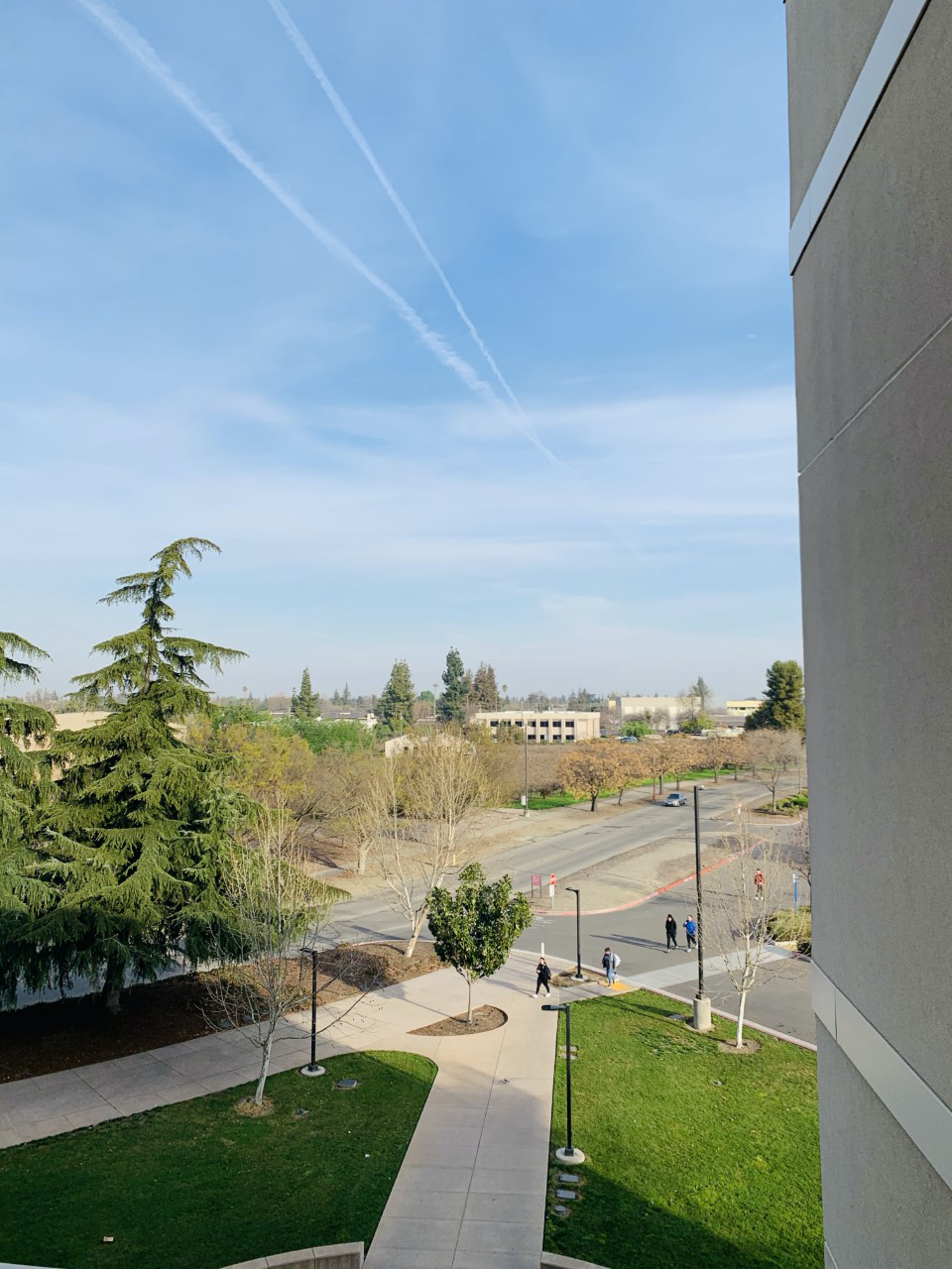 Delta campus from the Math and Science Building