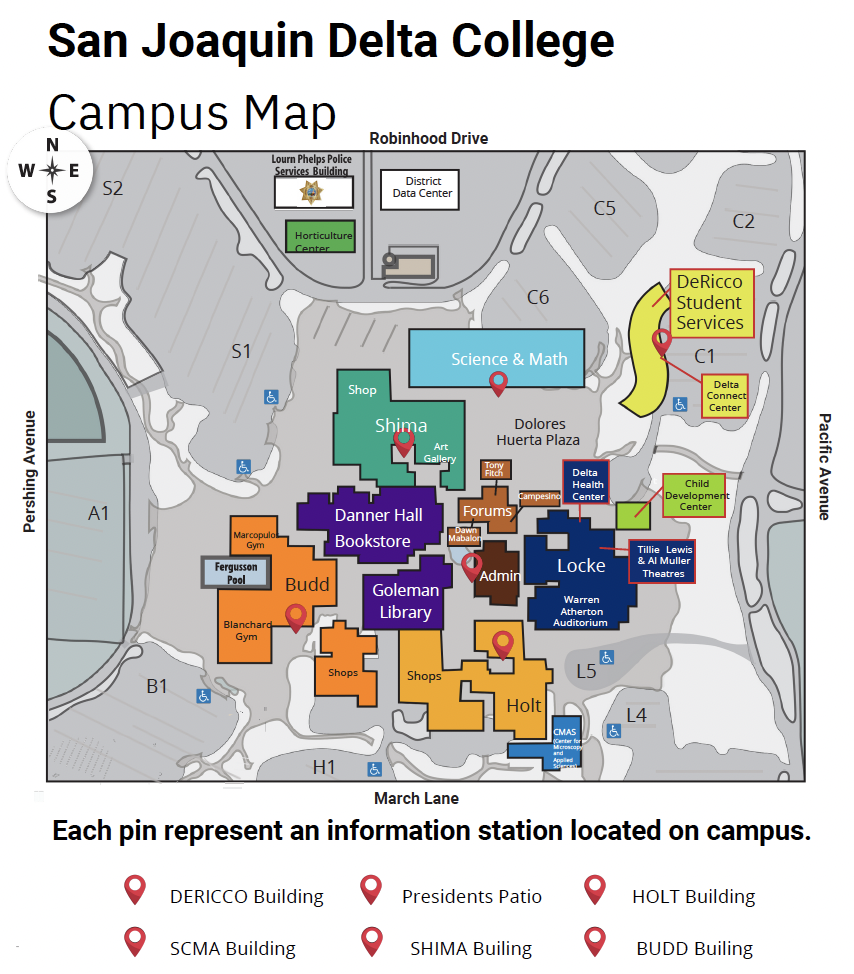 Information Station locations