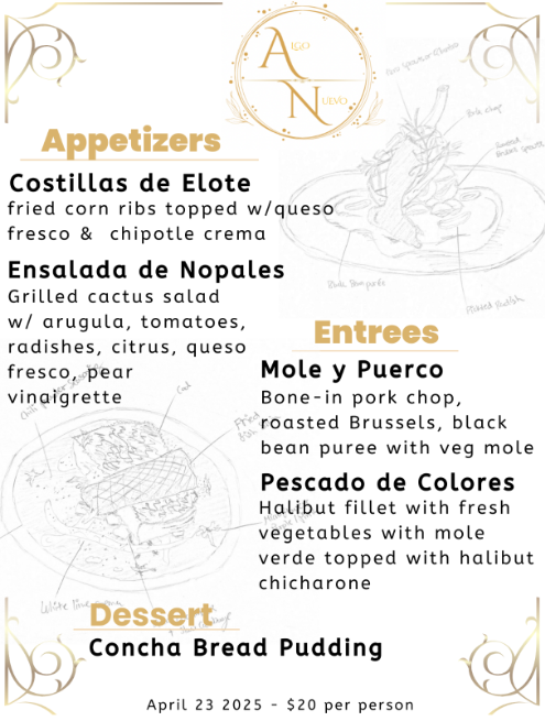 Student Chef Menu