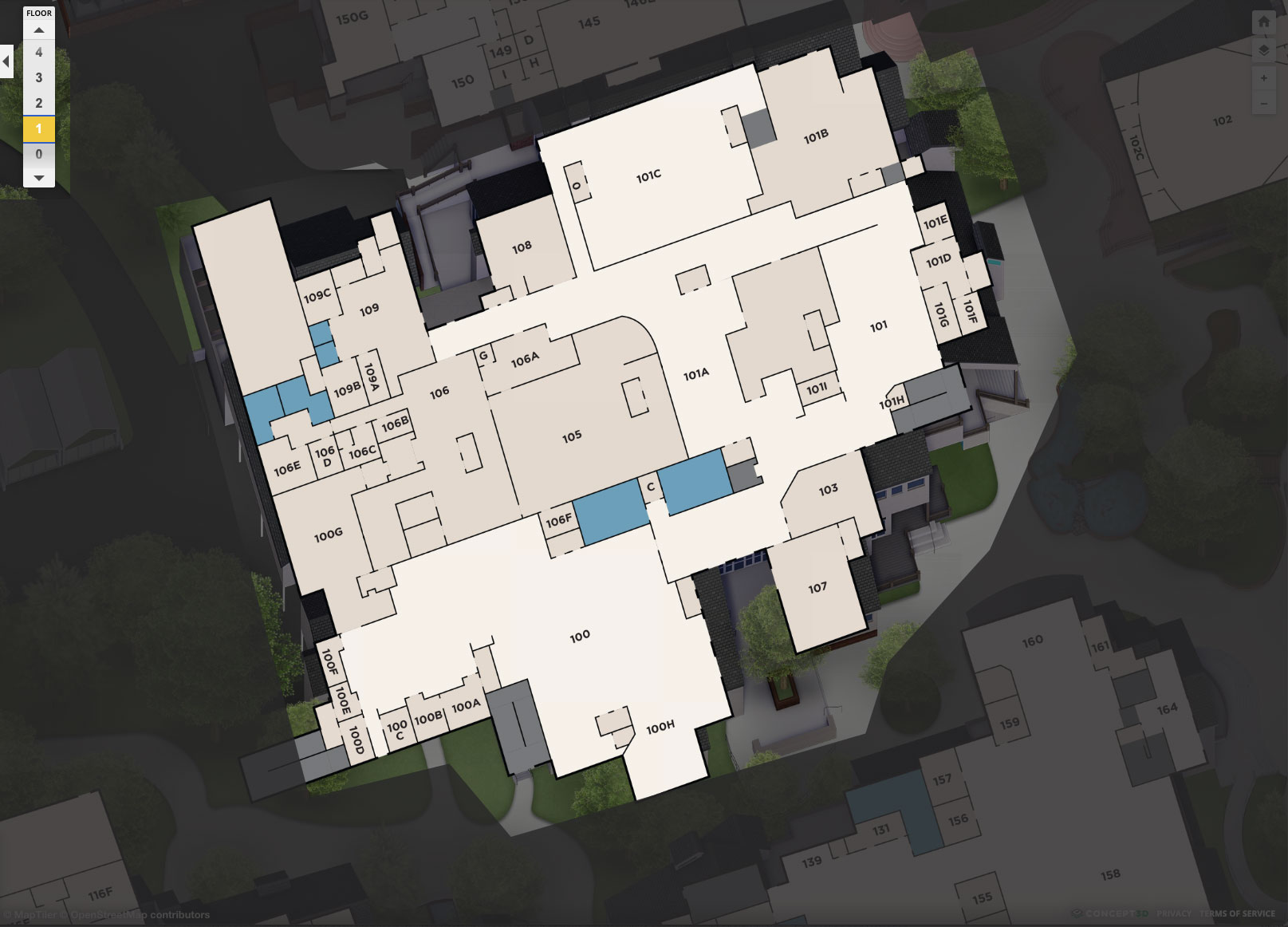 Danner Hall 1st Floor Plan