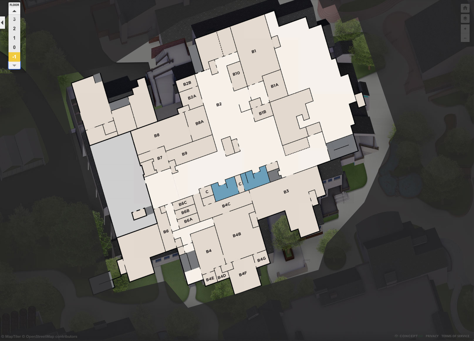 Danner Hall Basement Floor Plan