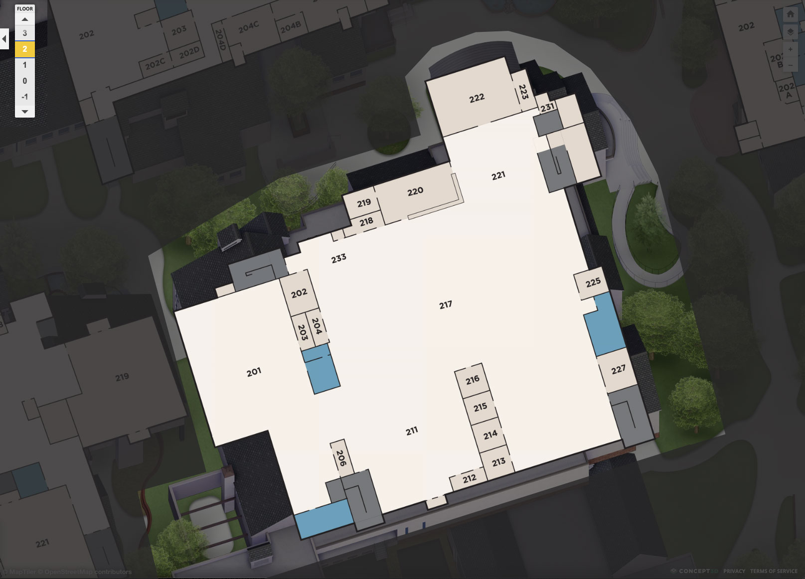 Goleman Learning Center 2nd Floor Plan