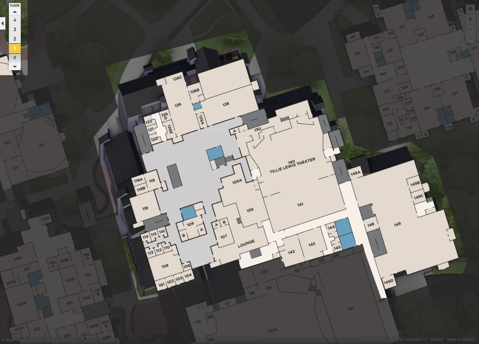 Locke Center 1st Floor Plan