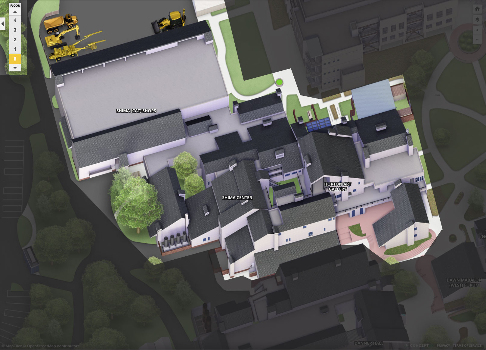 Shima Center Exterior Floor Plan