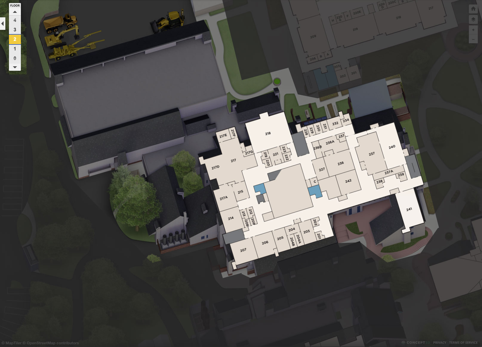 Shima Center 2nd Floor Plan