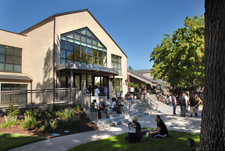 Front of Goleman Learning Resource Center