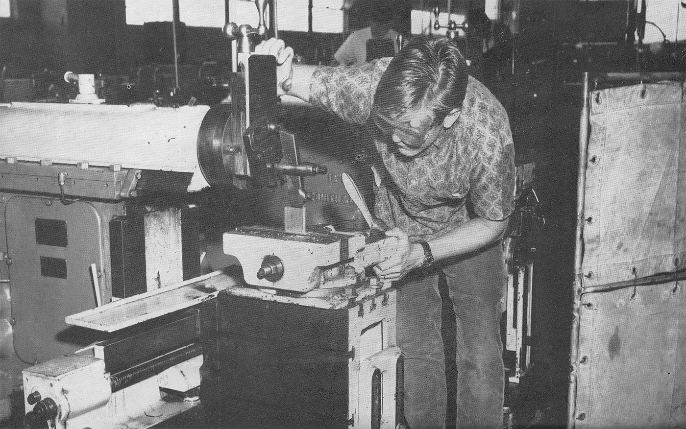 The machine shop in 1963