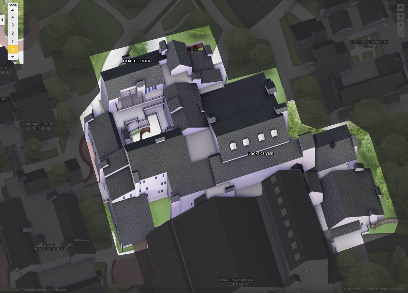 Locke Center Exterior Floor Plan