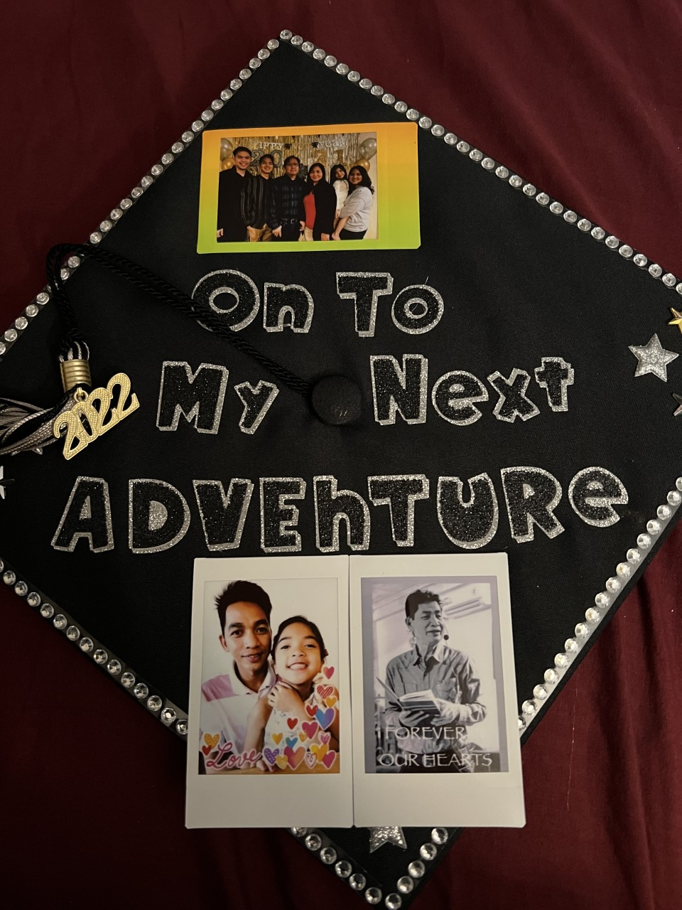 Stephany Joy Aquada graduation cap