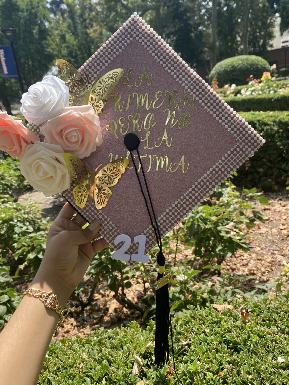 Alma Rodriguez graduation cap