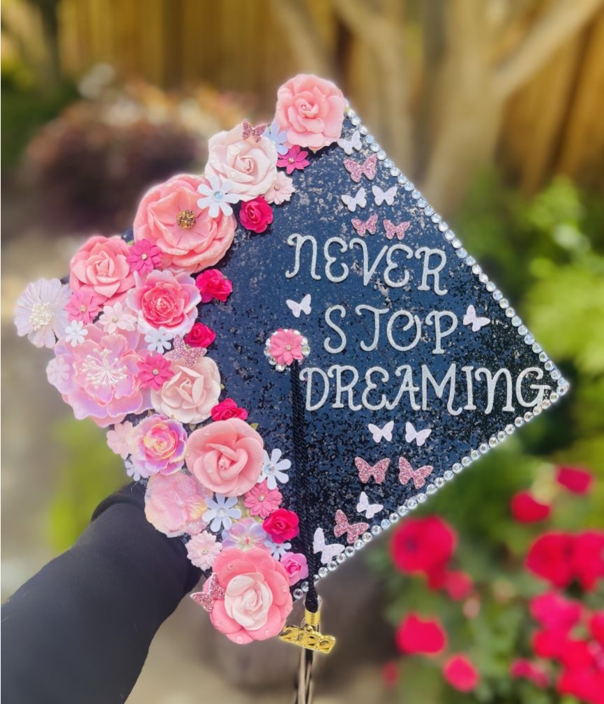 Hasna Khan grad cap