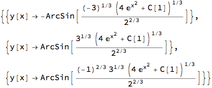 DSolve Output