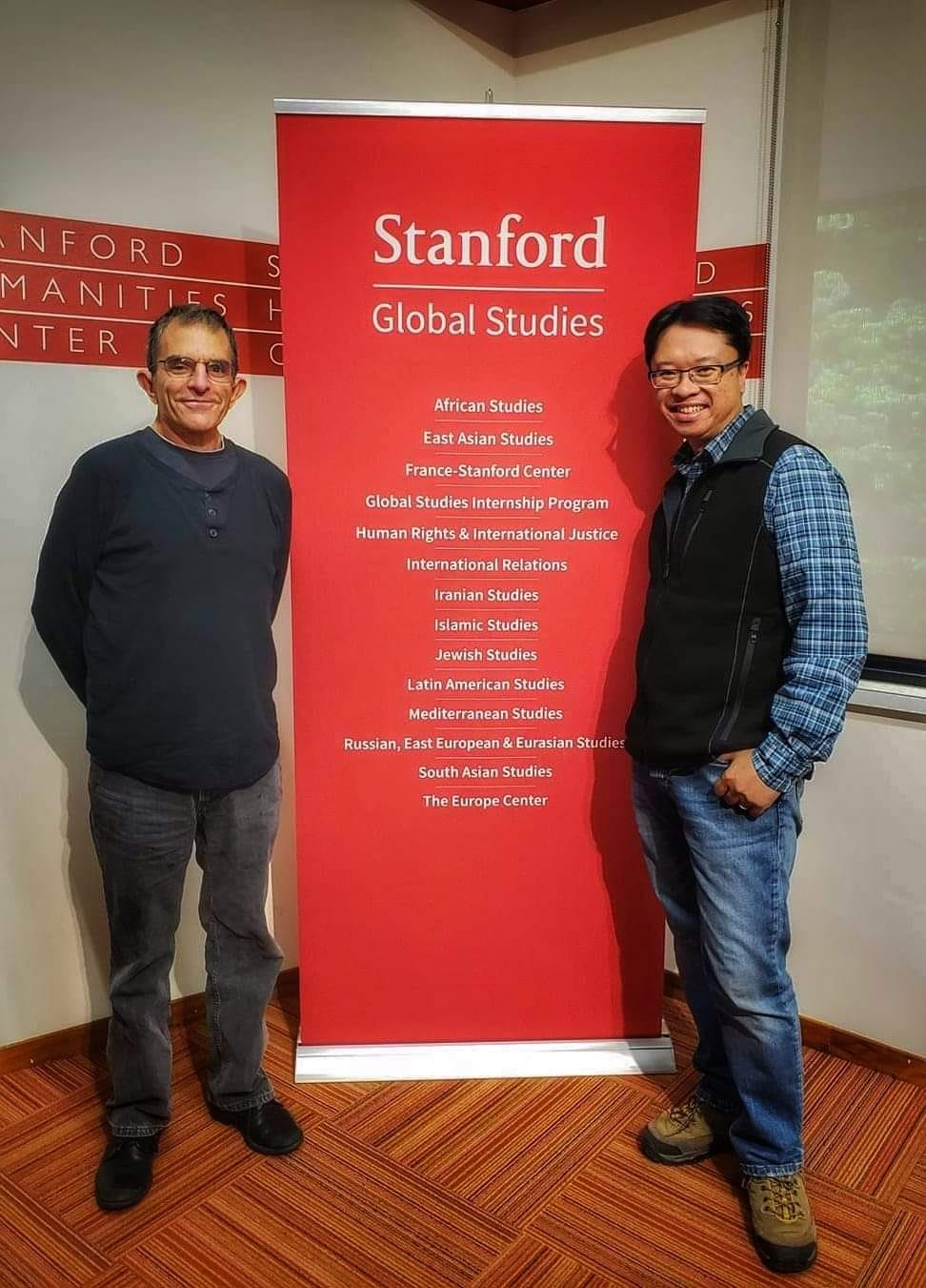 Cirian and Joel at Stanford