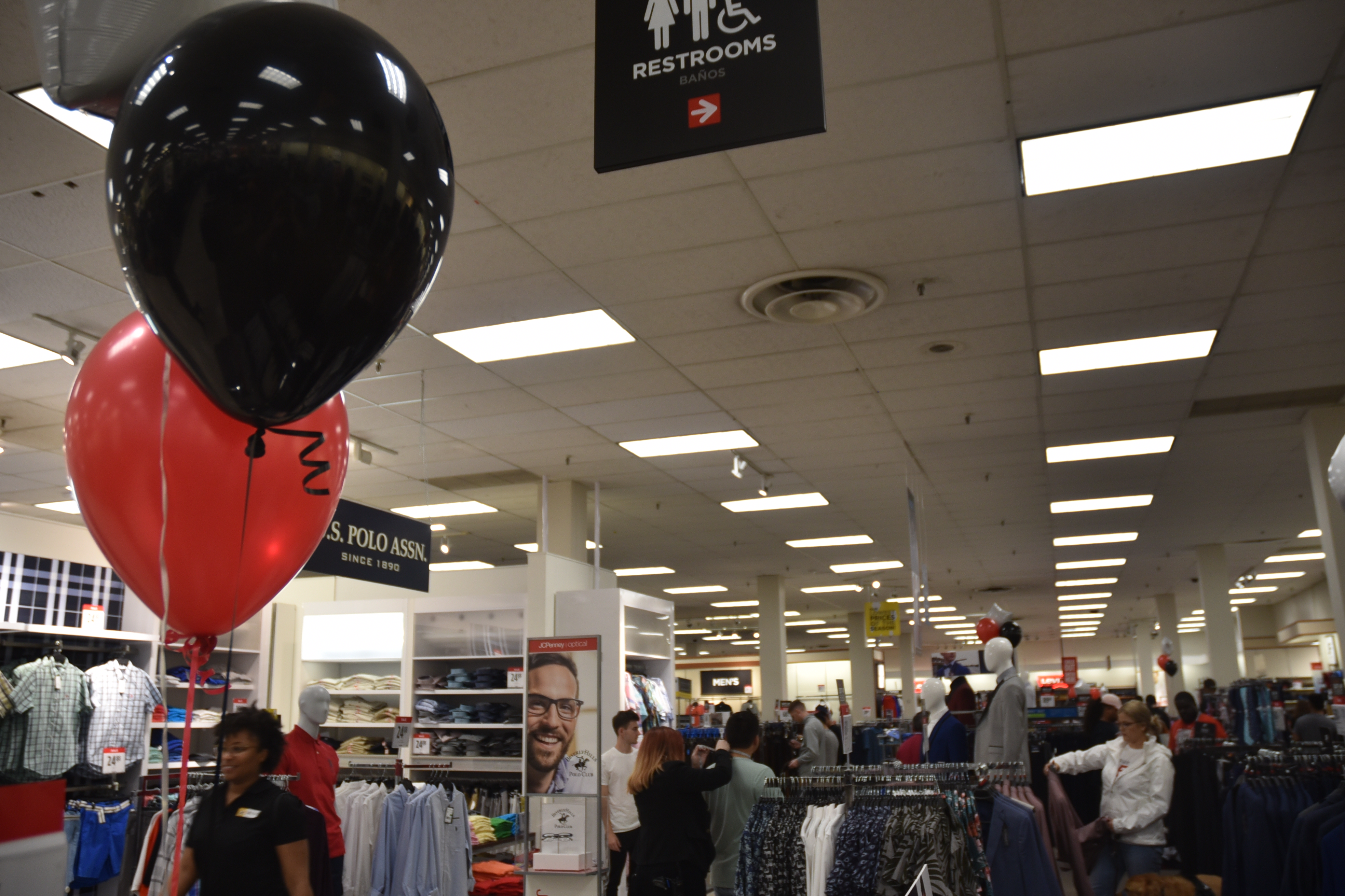 About 250 students from San Joaquin Delta College and the University of the Pacific participated in the Suit-Up event at JCPenney.