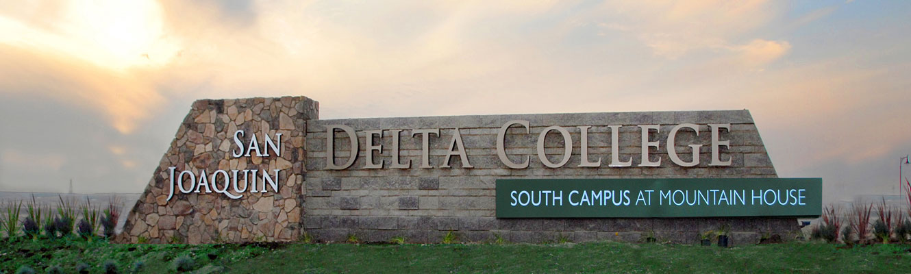 Sign in front of South Campus at Mountain House