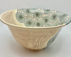 Ocean Waves Bowl by Heather Yates