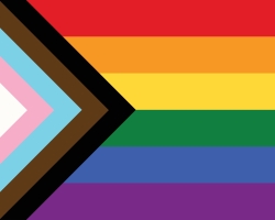 Progress Pride flag, designed by Daniel Quasar
