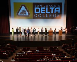 Students attend the 2017 Scholarship Awards Ceremony at San Joaquin Delta College.