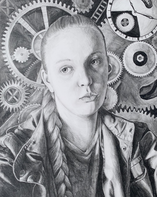 Abigail Glass - Drawing - Portrait 