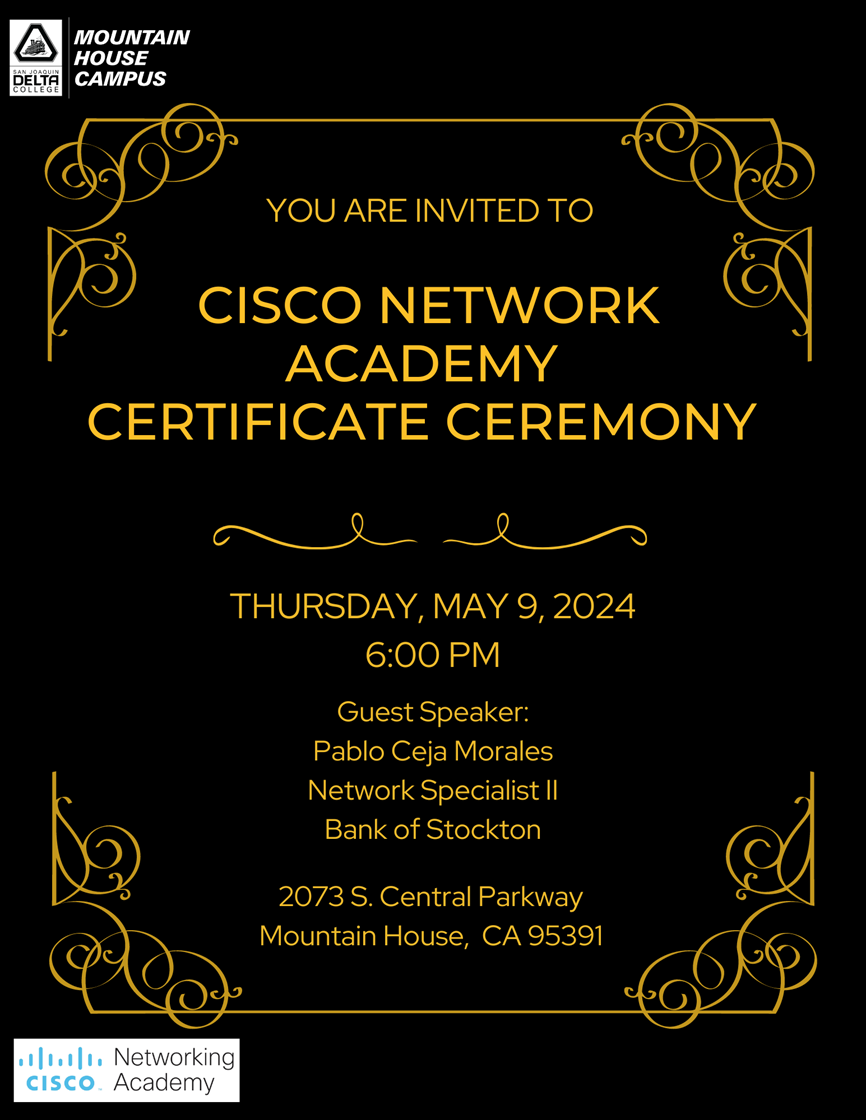 cisco networking academy certificate