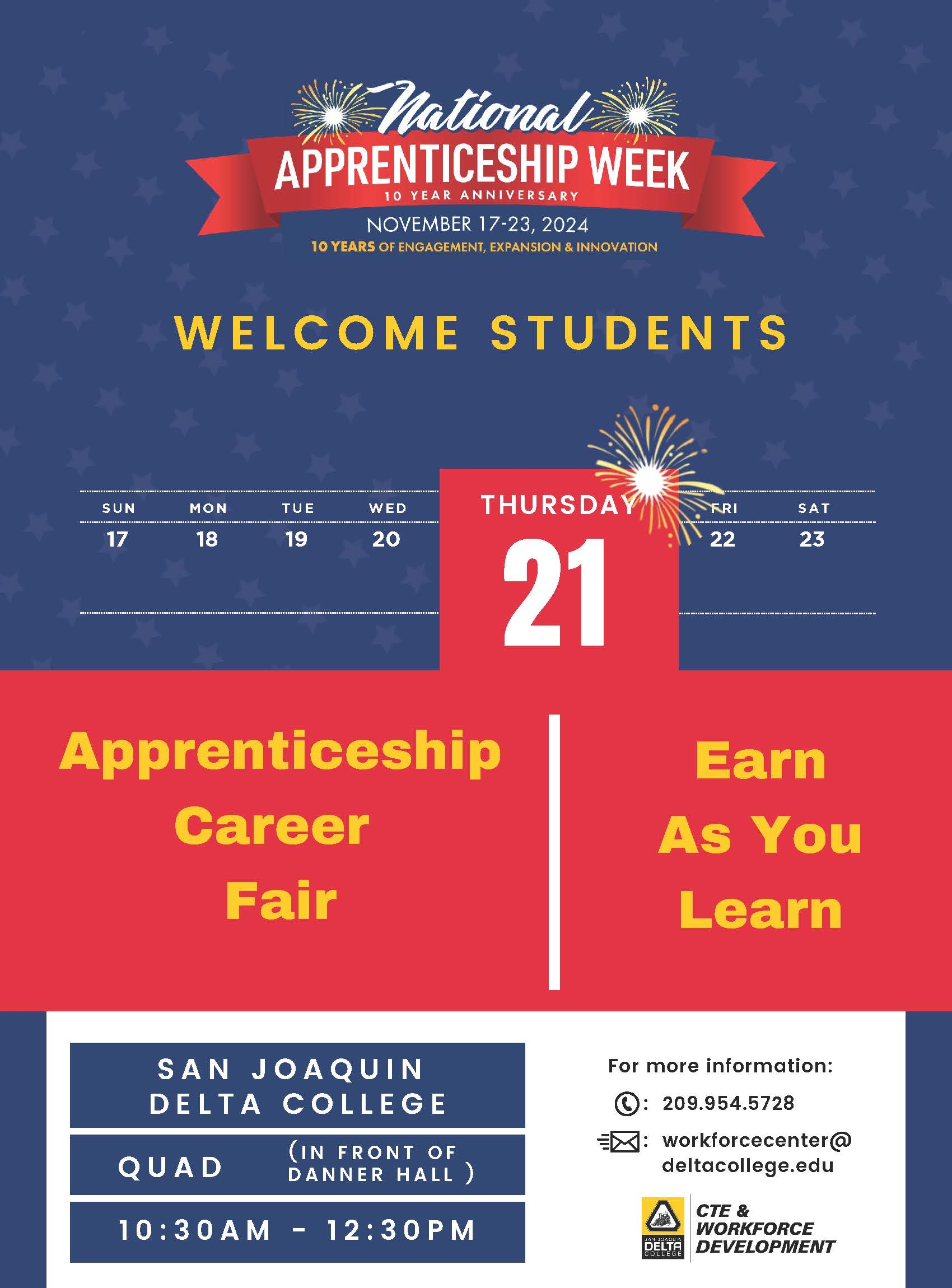 Apprenticeship Career Fair flyer