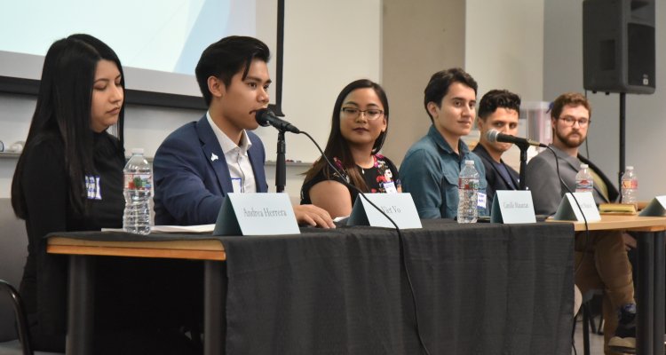 San Joaquin Delta College alumni returned to campus recently for a political science reunion, and offered up some sage advice for those following in their footsteps.