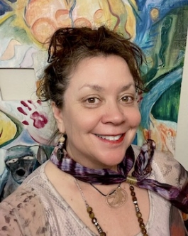 Artist Judy Catambay