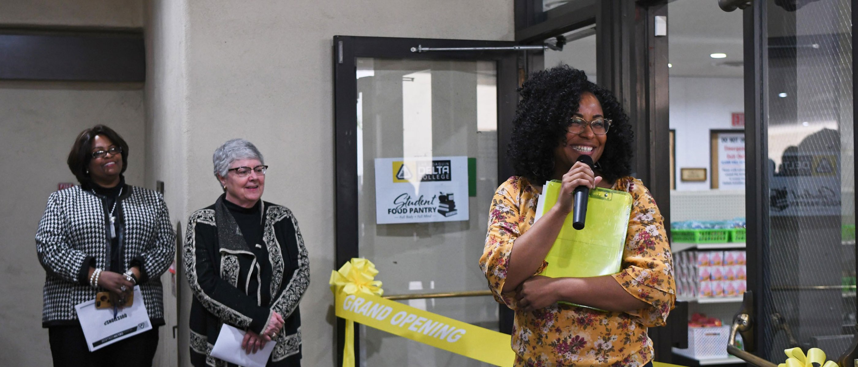 Food Pantry Ribbon Cutting ceremony