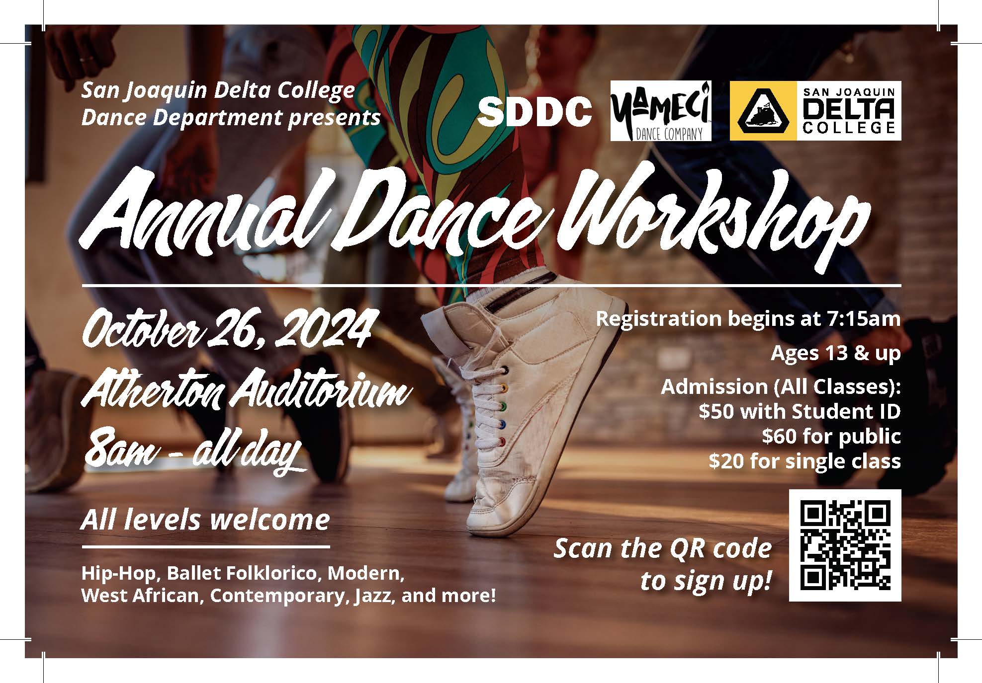 Annual Dance Workshop flier